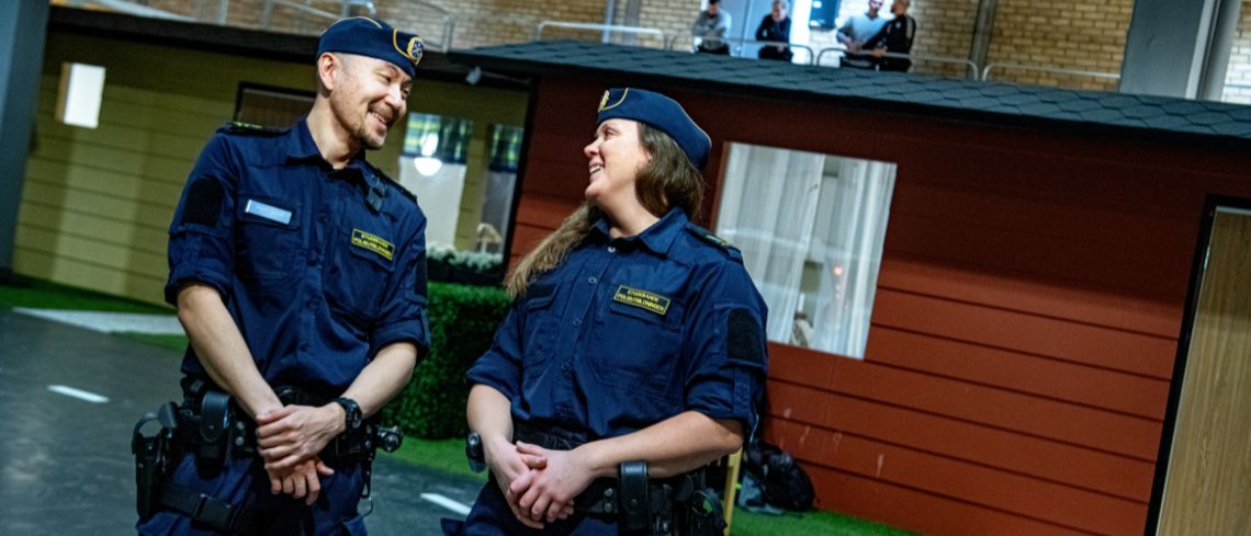 En dag på polisutbildningen