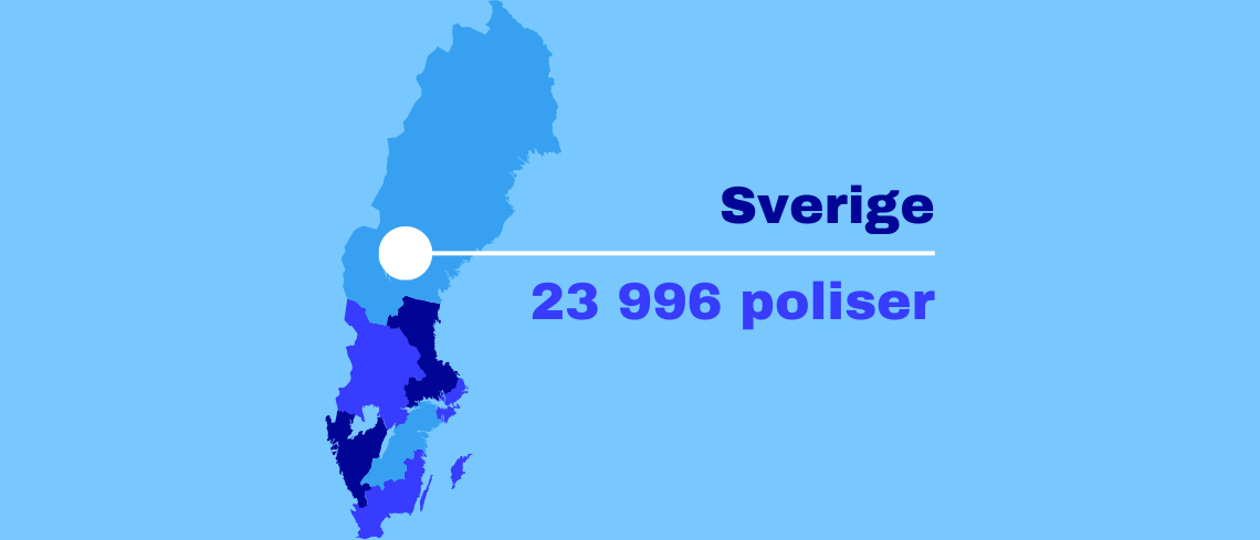 Hur många poliser finns det?